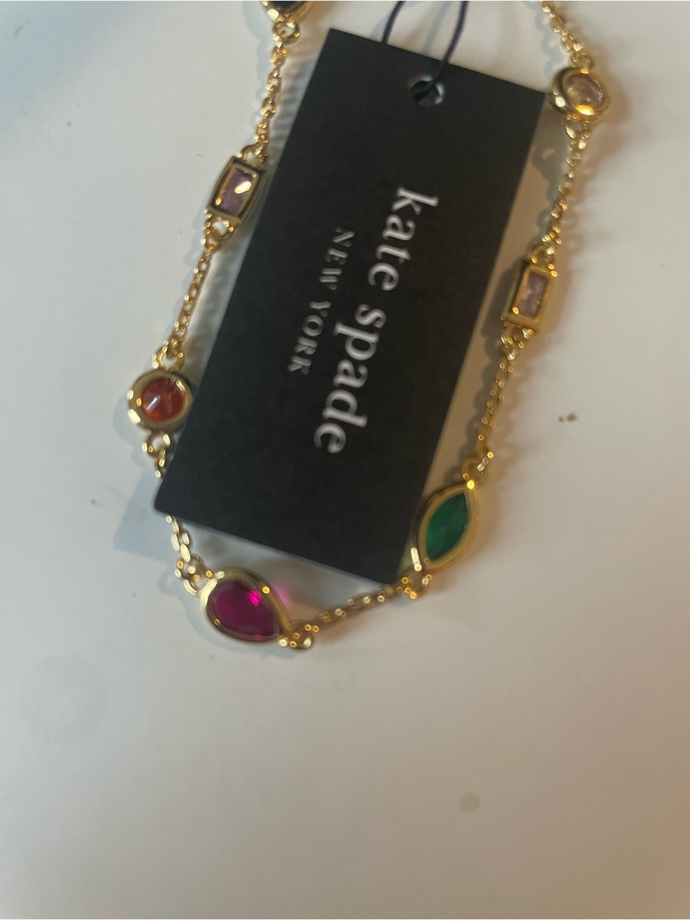 kate spade New York Multicolor Gold-Plated Stone bracelet